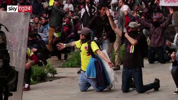 ERROR! Colombia, pesanti scontri e coprifuoco violato a Bogotà