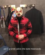 VIDEO. Rey Mysterio esalta la Lazio e Milinkovic-Savic