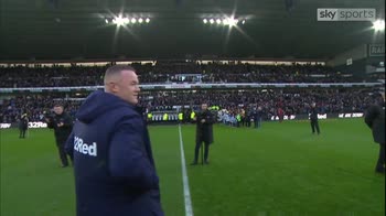 Rooney introduced to Derby fans
