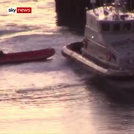 Suspected migrants filmed arriving in Dover