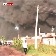 Oil pipeline explodes in Nigeria