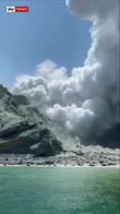 Volcano erupts on New Zealand island