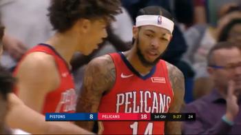 NBA, i 31 punti di Brandon Ingram contro Detroit