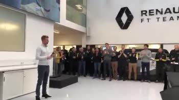 video formula 1 hulkenberg renault saluto addio