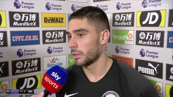 Maupay dissapointed to draw