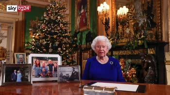 Ritratto della regina Elisabetta per gli auguri di Natale