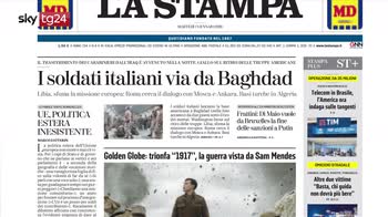 Rassegna stampa, i giornali di oggi 7 gennaio