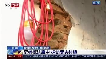 Cina, le macerie dopo il sisma nella regione dello Xinjiang. VIDEO