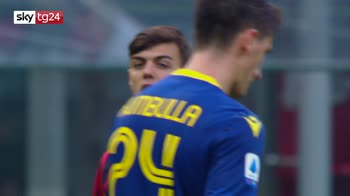 Milan, il debutto in rossonero di Daniel Maldini