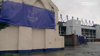 Goodison Park hit by storm
