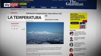 Climate crisis: in antartide 20°, rischio innalzamento mari