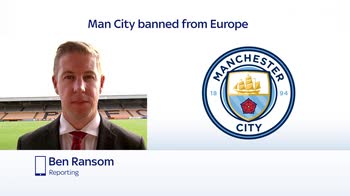 Man City banned from Europe for two years