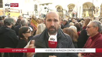 Vitqlizi, M5S in piazza a Roma