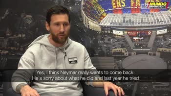 Messi: I'd love Neymar back at Barcelona