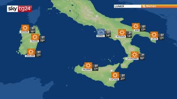 Previsioni meteo fino a giovedì 27 febbraio