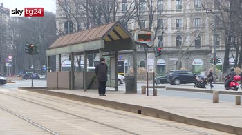 ERROR! Milano, metro e tram vuoti, poca gente per strada