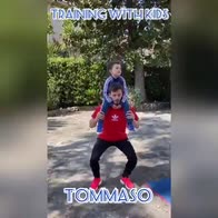 video-gabbiadini-sampdoria-allenamento-figlio-instagram