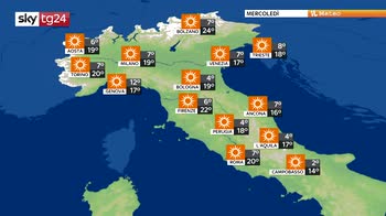 Instabile tra Calabria e Sicilia, bel tempo altrove