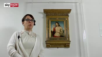 ERROR! Sky Tg24 alla Pinacoteca di Brescia col Cristo Redentore