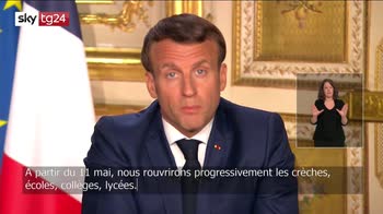 Covid-19, Macron: dall'11 maggio riaperti asili e primarie