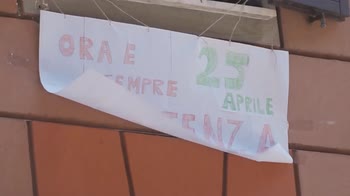 25 aprile, San Lorenzo Roma: Bella Ciao dai balconi