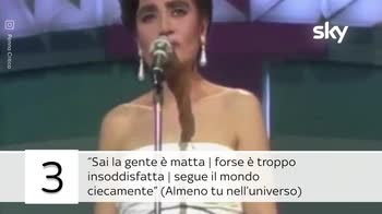 VIDEO Mia Martini, le frasi più belle delle sue canzoni