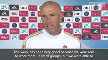 Zidane: Practice is good but playing better