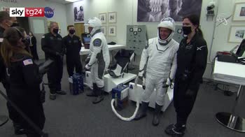 Crew Dragon, Elon Musk incontra gli astronauti