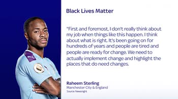 Sterling backs racism protests