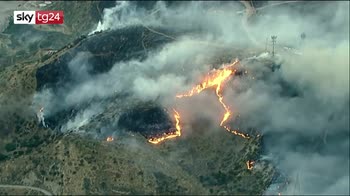 California, incendi sulle colline di Los Angeles