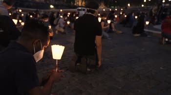 Morte Floyd, a Roma flash-mob dei Giovani per la Pace