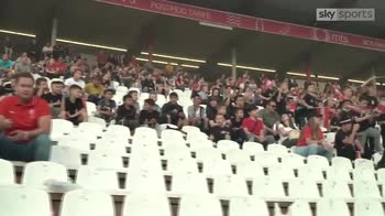 Red Star fans celebrate league title