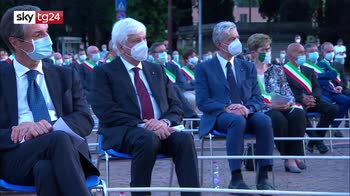Bergamo, Mattarella omaggia i morti per coronavirus