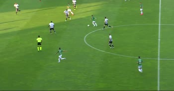 Il lancio di Gomez per il gol di Zapata contro l'Udinese