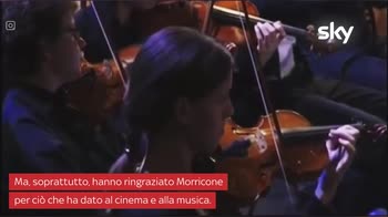 VIDEO Gabriele Muccino saluta Ennio Morricone