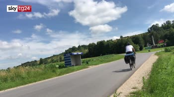 In bici da Lublino a Palermo, l'avventura di Pietro Terranova