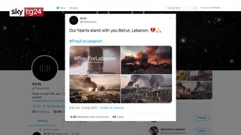 Esplosione Beirut, via social il dolore e le preghiere delle star