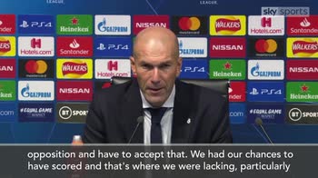 Zidane: We had our chances to beat City