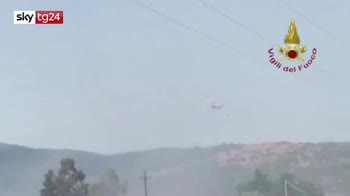 Sardegna, incendio a Posada: a fuoco 20 ettari di terreno