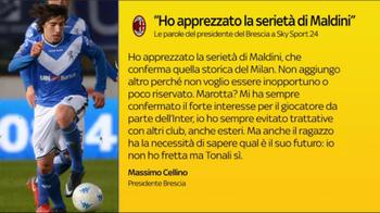 Cellino, messaggio a Milan e Inter: 
