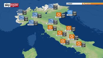 Veloce perturbazione attraversa il nord, bel tempo altrove