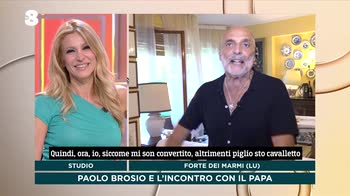 Ogni Mattina, Paolo Brosio e la telefonata con il Papa