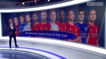 PFA Premier League Team of the Year named