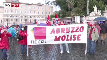Il popolo della scuola in protesta a Roma