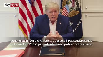 Trump: Non volevo chiudermi alla Casa Bianca