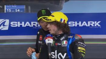 Rossi, debriefing con Bezzecchi in diretta su Sky
