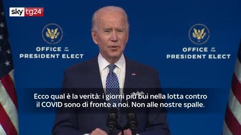 Biden: lotta al virus, di fronte a noi i giorni più bui