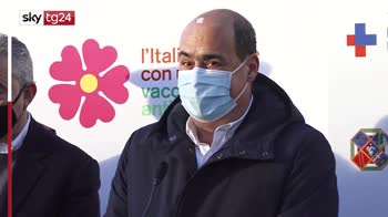 Vax-Day allo Spallanzani, le parole di Zingaretti