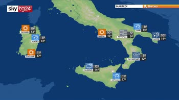 Alta pressione nei prossimi giorni con 25°C al centro-sud