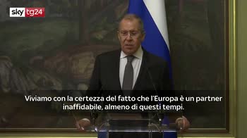 Il ministro degli esteri russo: l'UE è un partner inaffidabile
